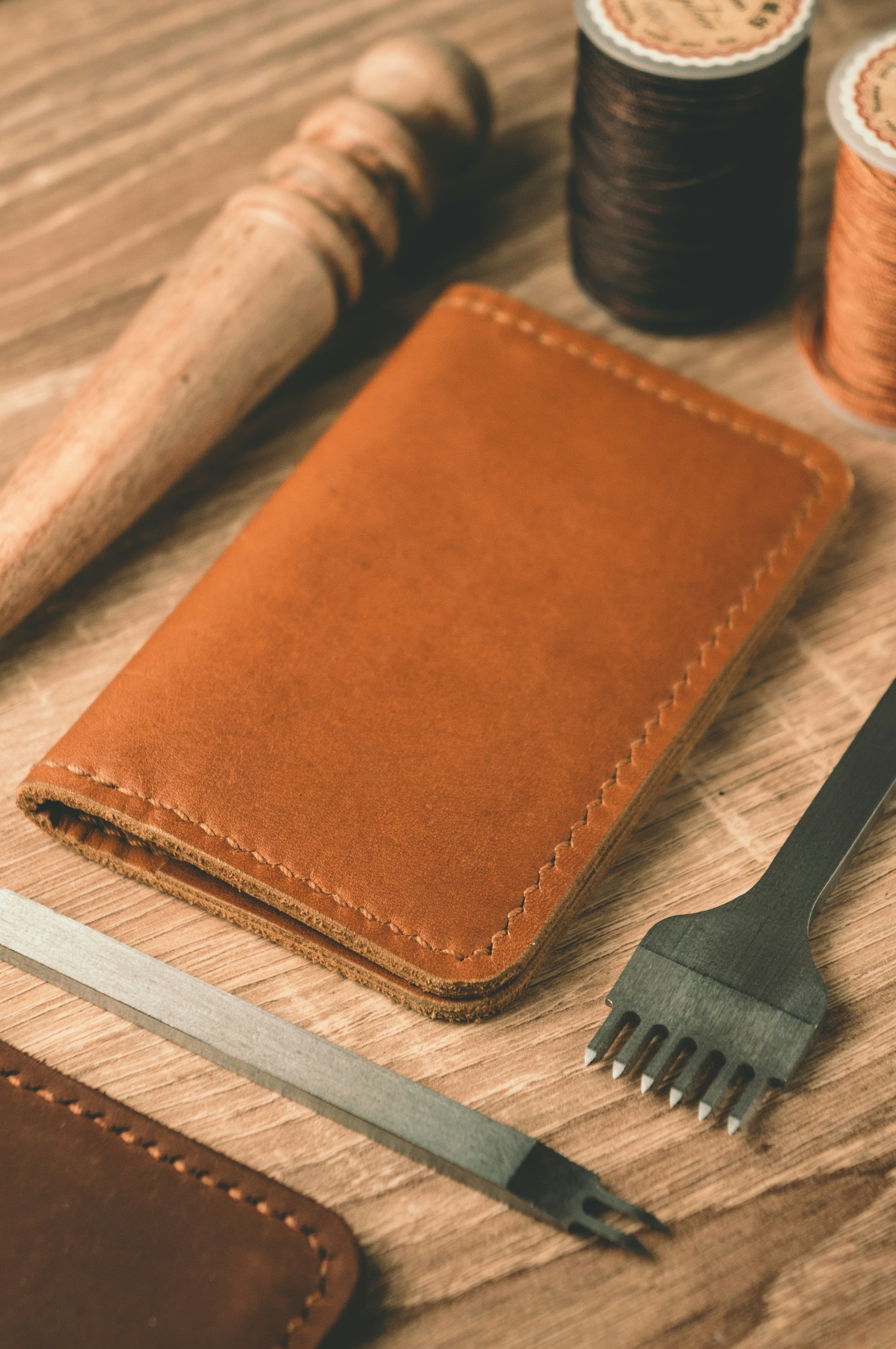 Leather made by hand